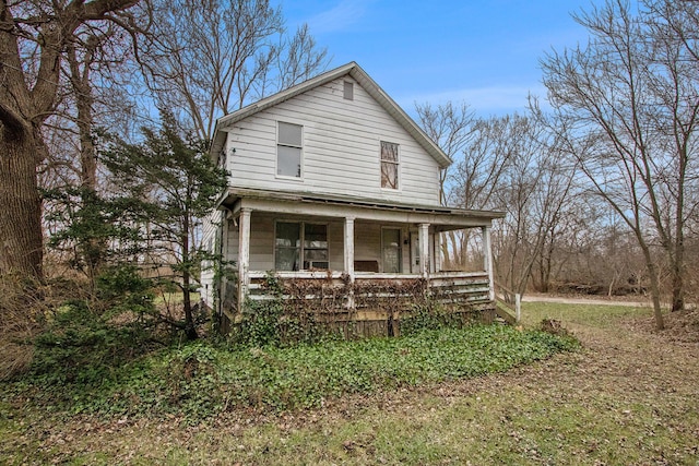 view of front of house featuring a porch