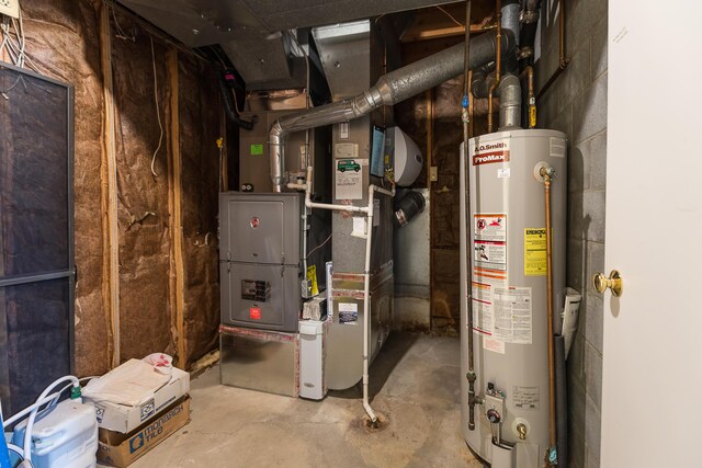 utilities featuring water heater