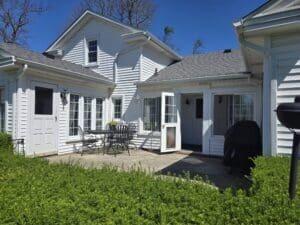 rear view of property featuring a patio area