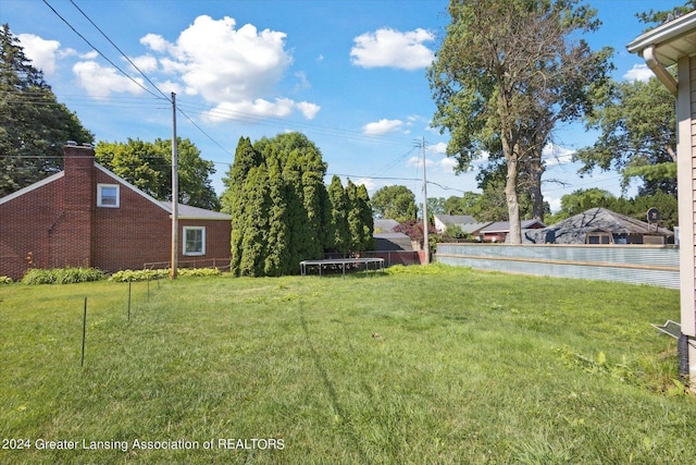 view of yard