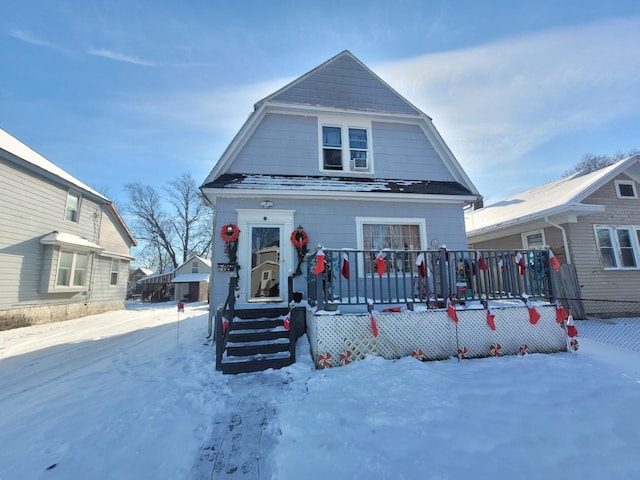 view of bungalow