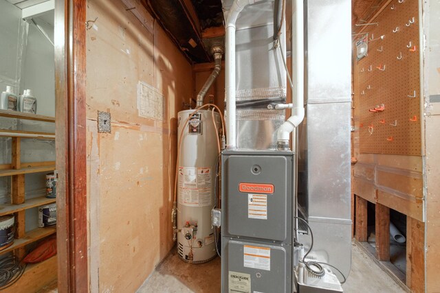 utilities with gas water heater