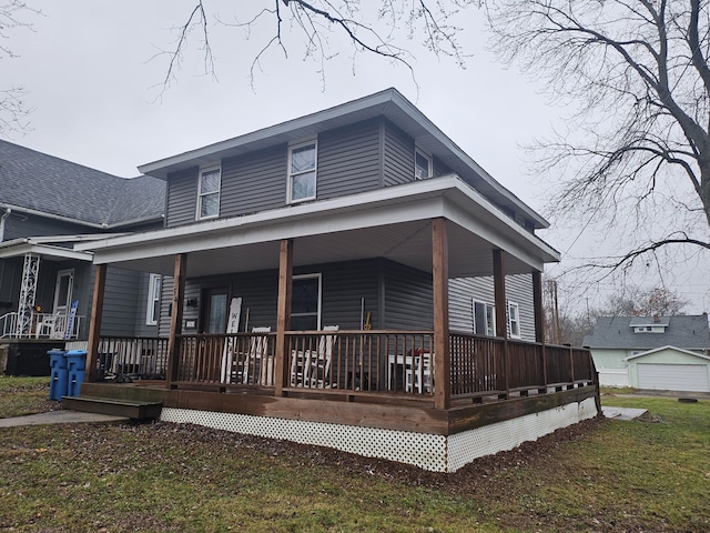 view of front facade with a porch