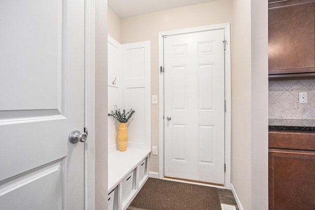 view of mudroom