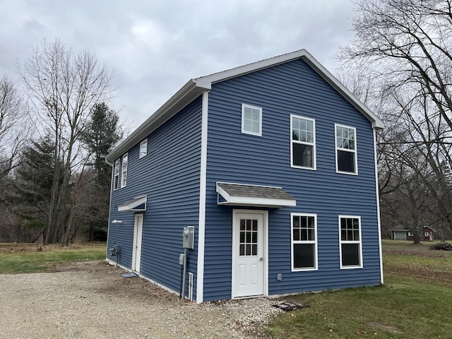 view of back of property