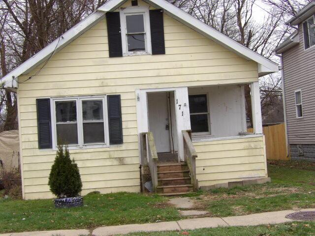 bungalow with covered porch