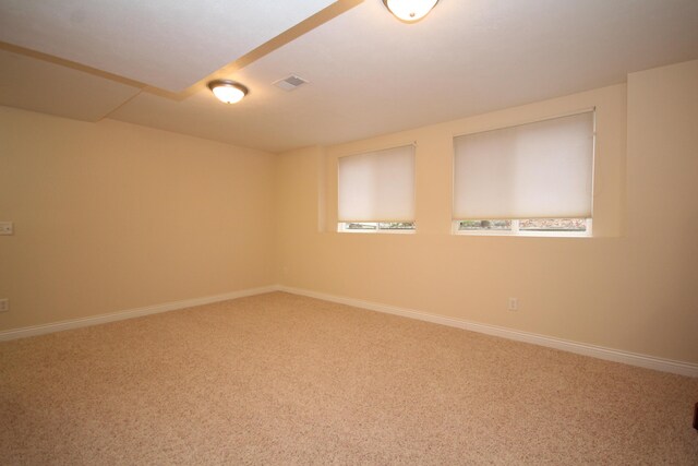 empty room with carpet floors