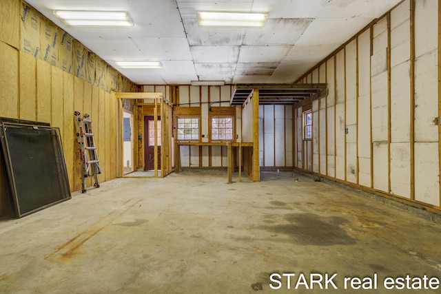 miscellaneous room featuring concrete flooring