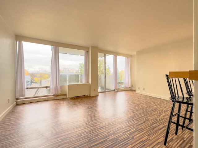 interior space featuring radiator