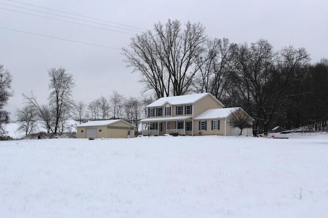 view of front of house with a porch