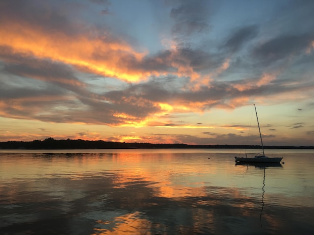 property view of water featuring a dock