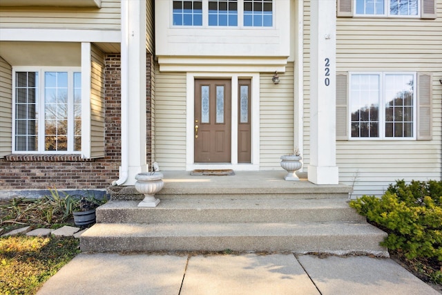 view of entrance to property