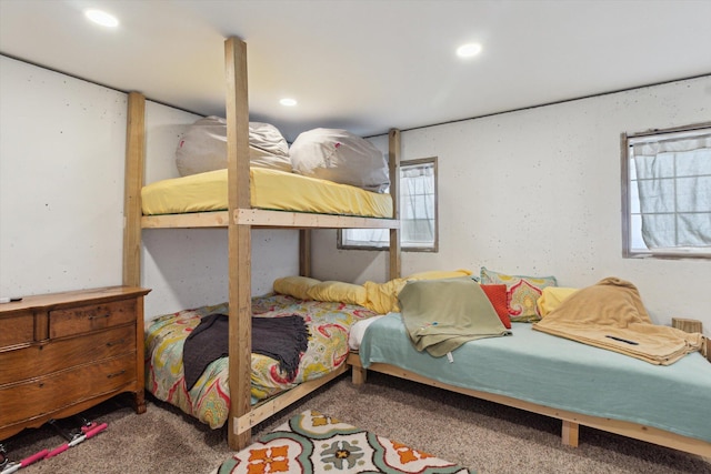 bedroom featuring carpet floors