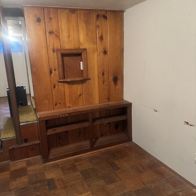 room details featuring parquet flooring