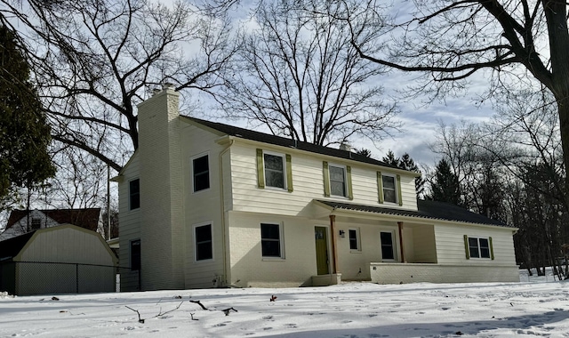 view of front of property