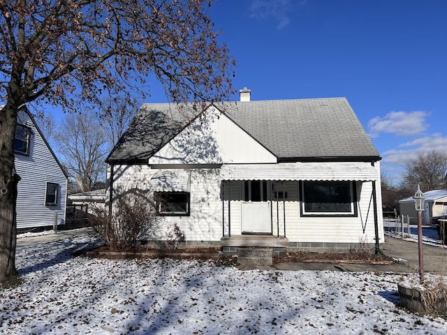 view of bungalow-style home