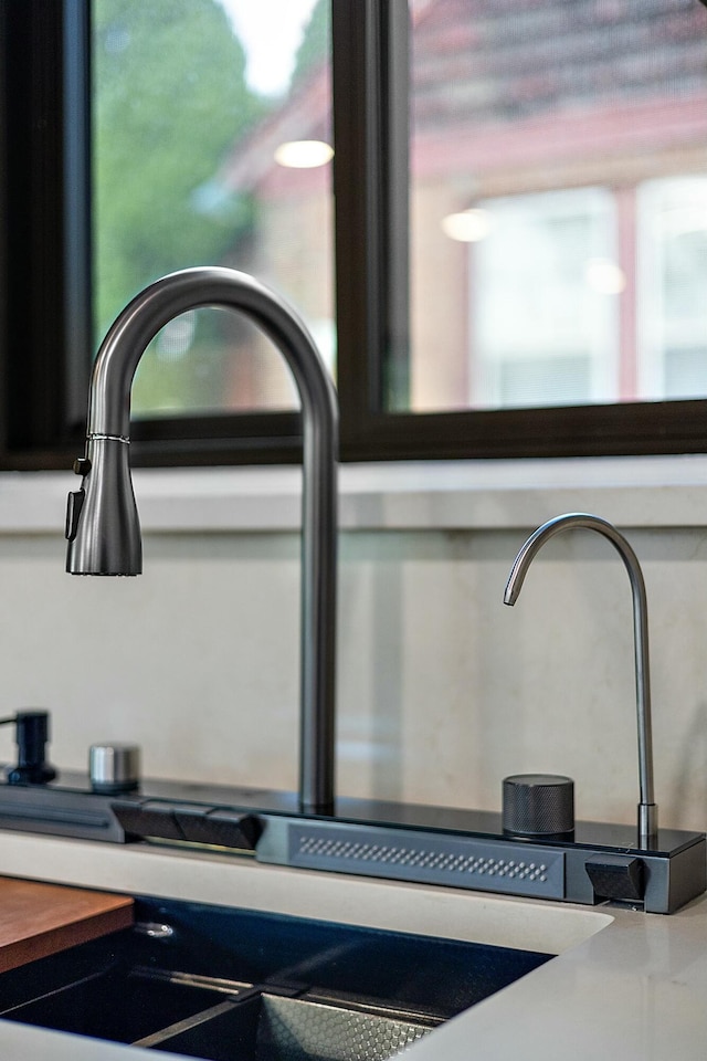 interior details featuring sink