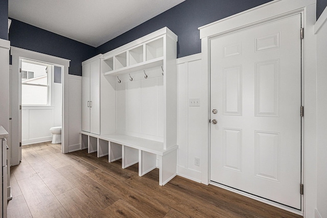 3545 Conrail Dr, Byron Center, MI 49315 - mudroom featuring wood finished floors