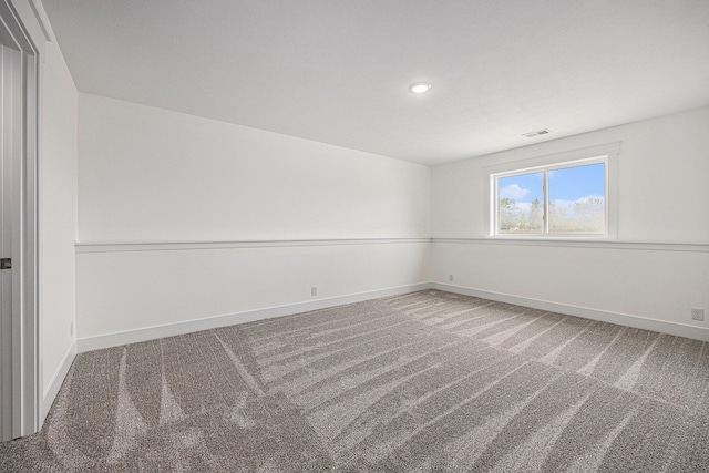 3545 Conrail Dr, Byron Center, MI 49315 - empty room featuring baseboards, carpet floors, and recessed lighting