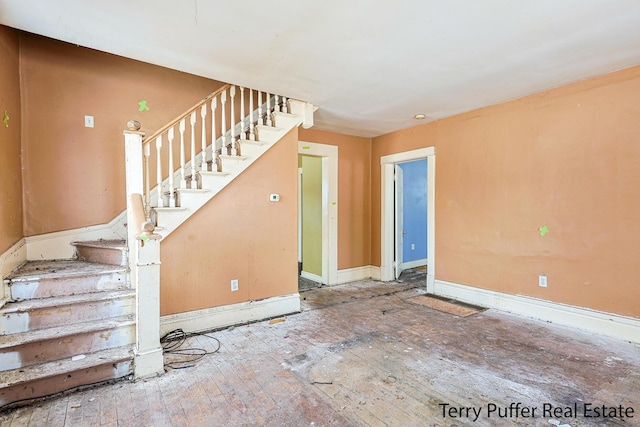 view of unfurnished living room