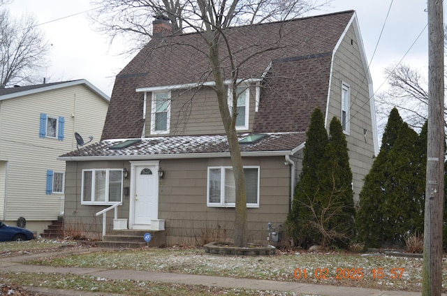 view of front of home