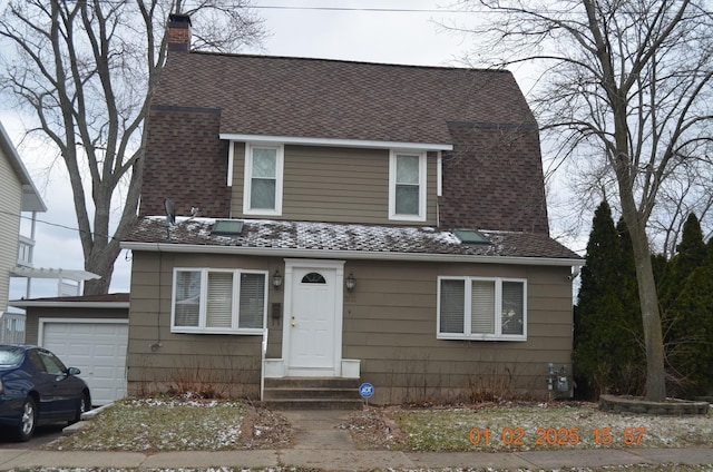 front facade featuring a garage