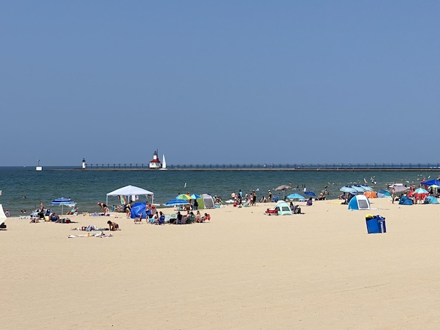 water view featuring a view of the beach