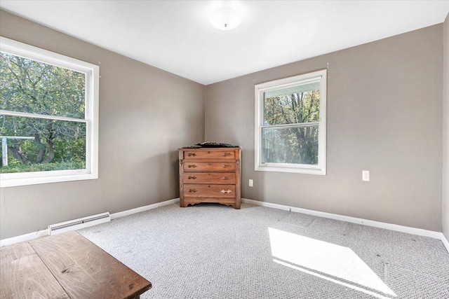 unfurnished bedroom featuring carpet floors