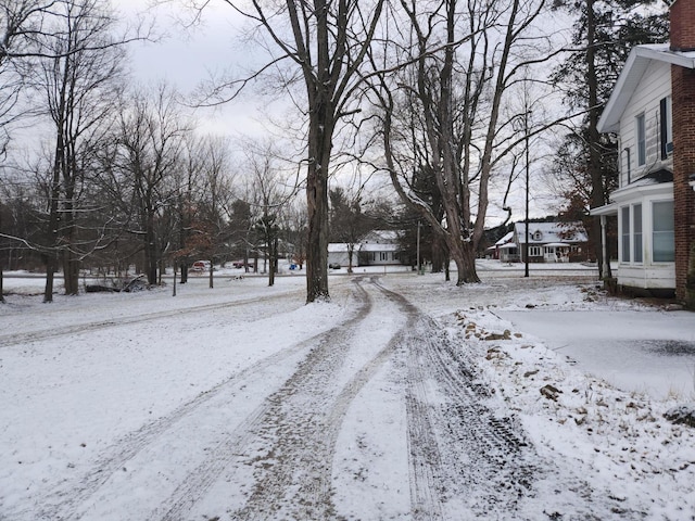 view of road