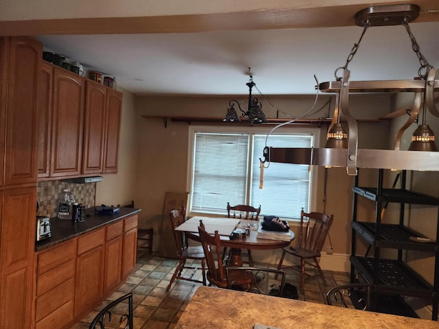 view of dining room