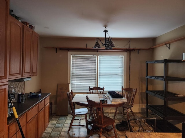 view of dining area