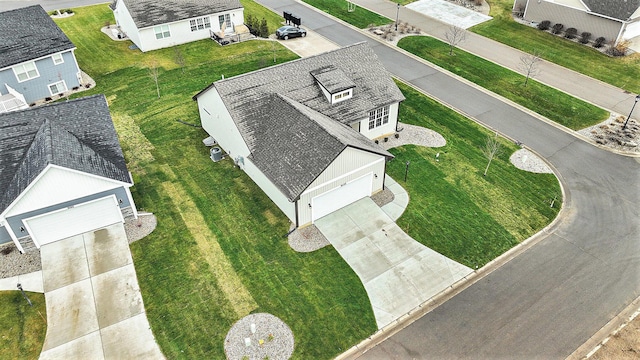 birds eye view of property featuring a residential view