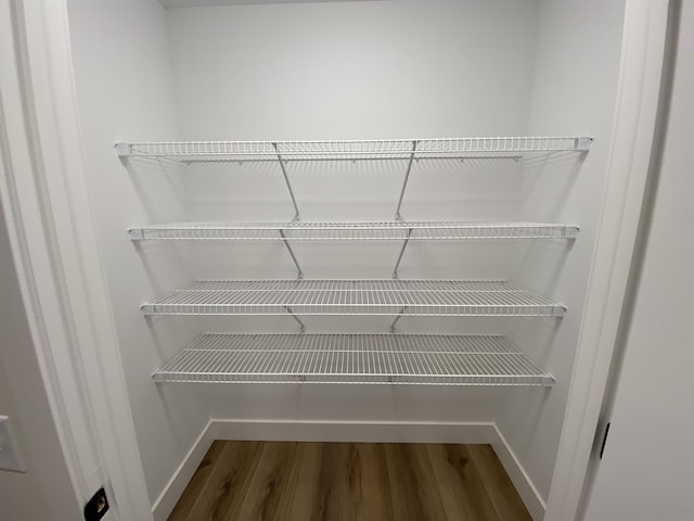 view of pantry