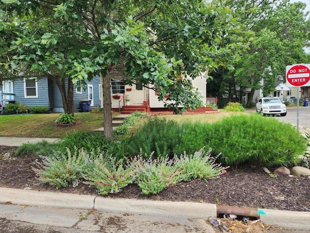 view of obstructed view of property