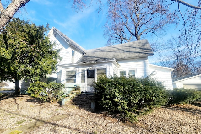 view of side of home