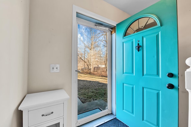 foyer entrance featuring a healthy amount of sunlight