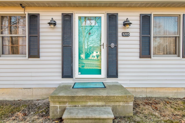 view of entrance to property