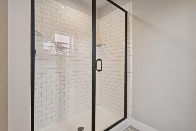 bathroom with walk in shower