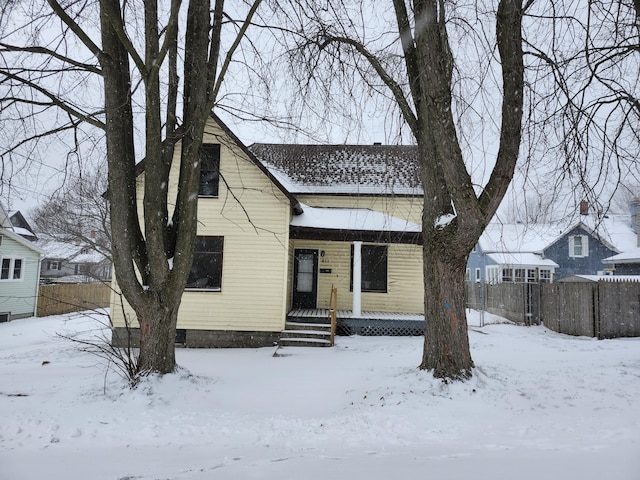 view of bungalow-style house