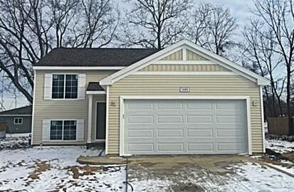 split foyer home with a garage