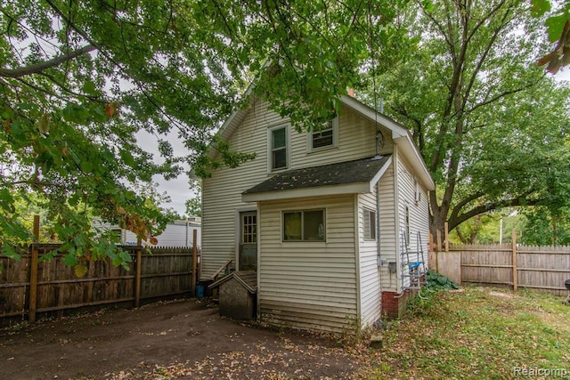 view of rear view of property