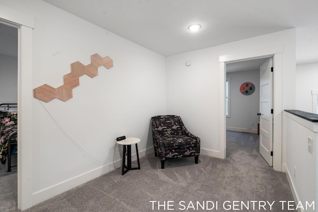 16500 Haven Woods Ct, West Olive, MI 49460 - sitting room featuring carpet flooring and baseboards
