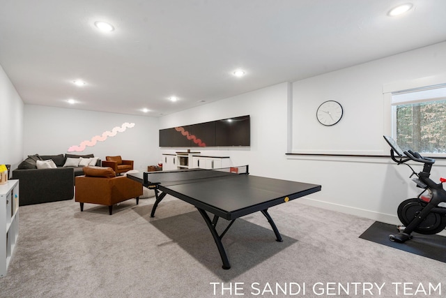 16500 Haven Woods Ct, West Olive, MI 49460 - playroom featuring light colored carpet and recessed lighting