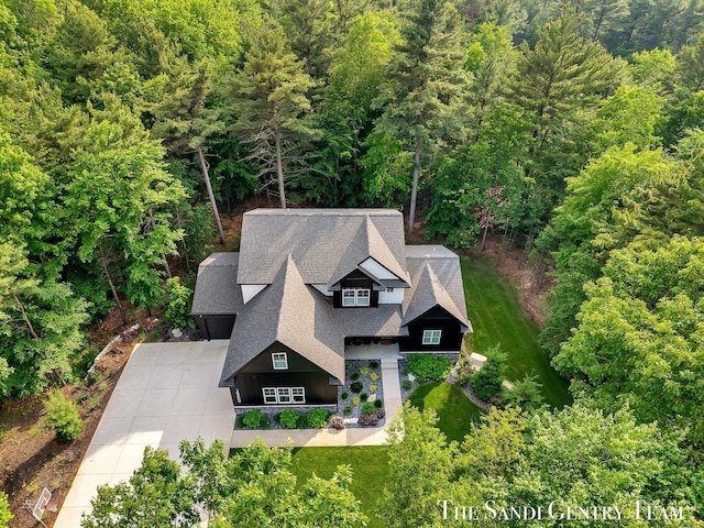 16500 Haven Woods Ct, West Olive, MI 49460 - view of subject property with a forest