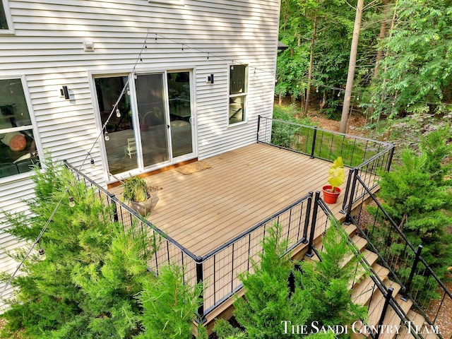 16500 Haven Woods Ct, West Olive, MI 49460 - view of wooden terrace