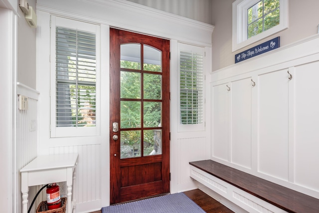 view of mudroom