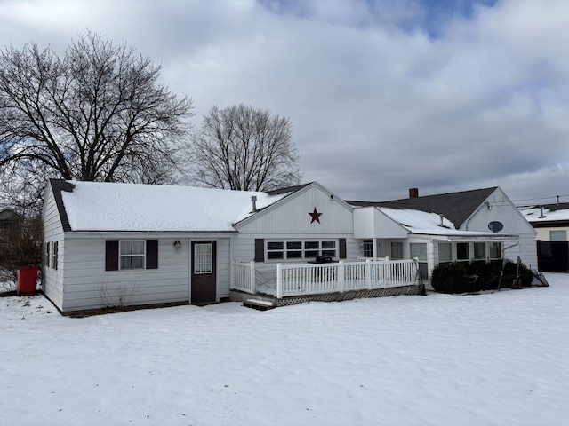 view of ranch-style house