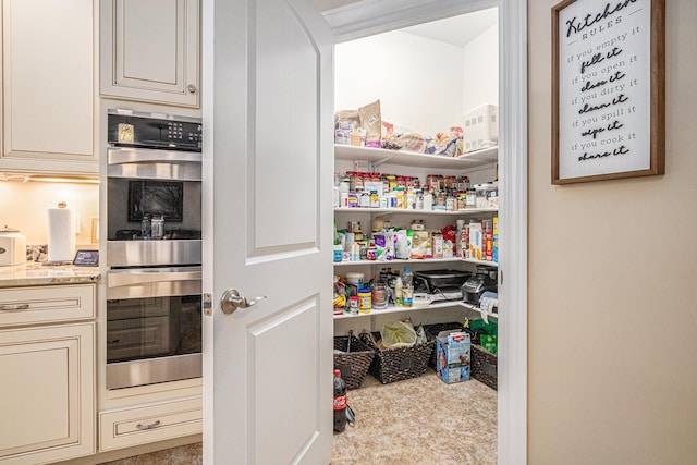 view of pantry