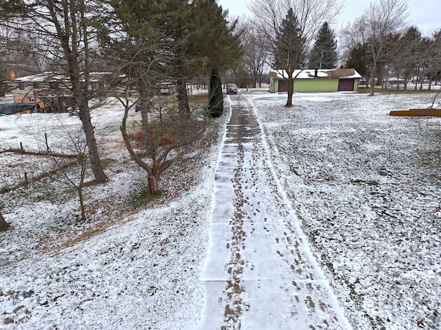 view of road