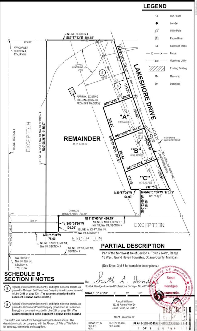 Listing photo 2 for 14371 Lakeshore Dr Unit Parcel C, Grand Haven MI 49417